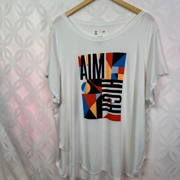 Xersion‎ Aim High Quick Dri Activewear Short Sleeve Tee Size 2X - Picture 6 of 6